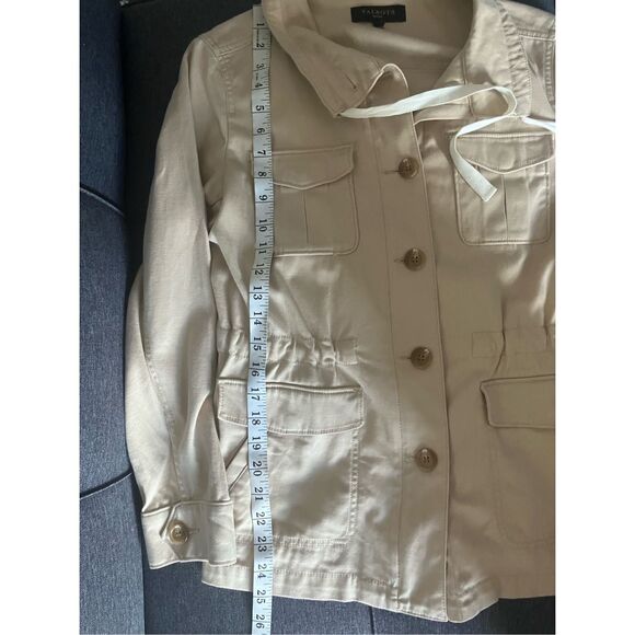 TALBOTS Tan Medium Weight Utility Jacket Size S - Picture 10 of 15
